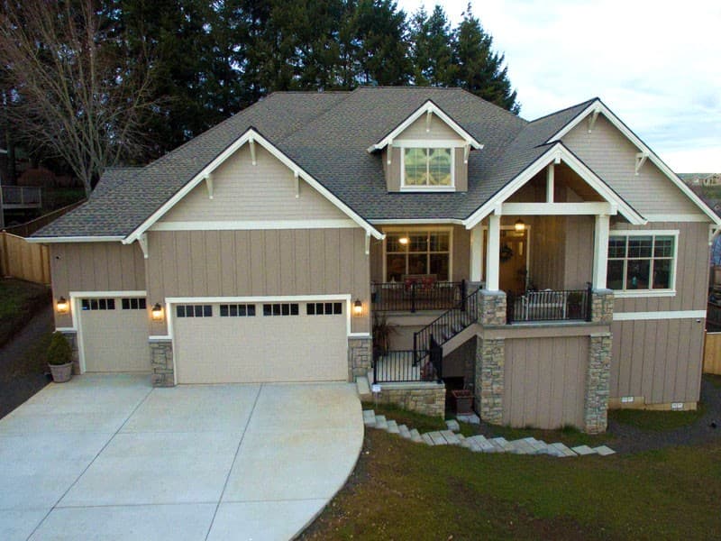 Two story custom home in Oregon