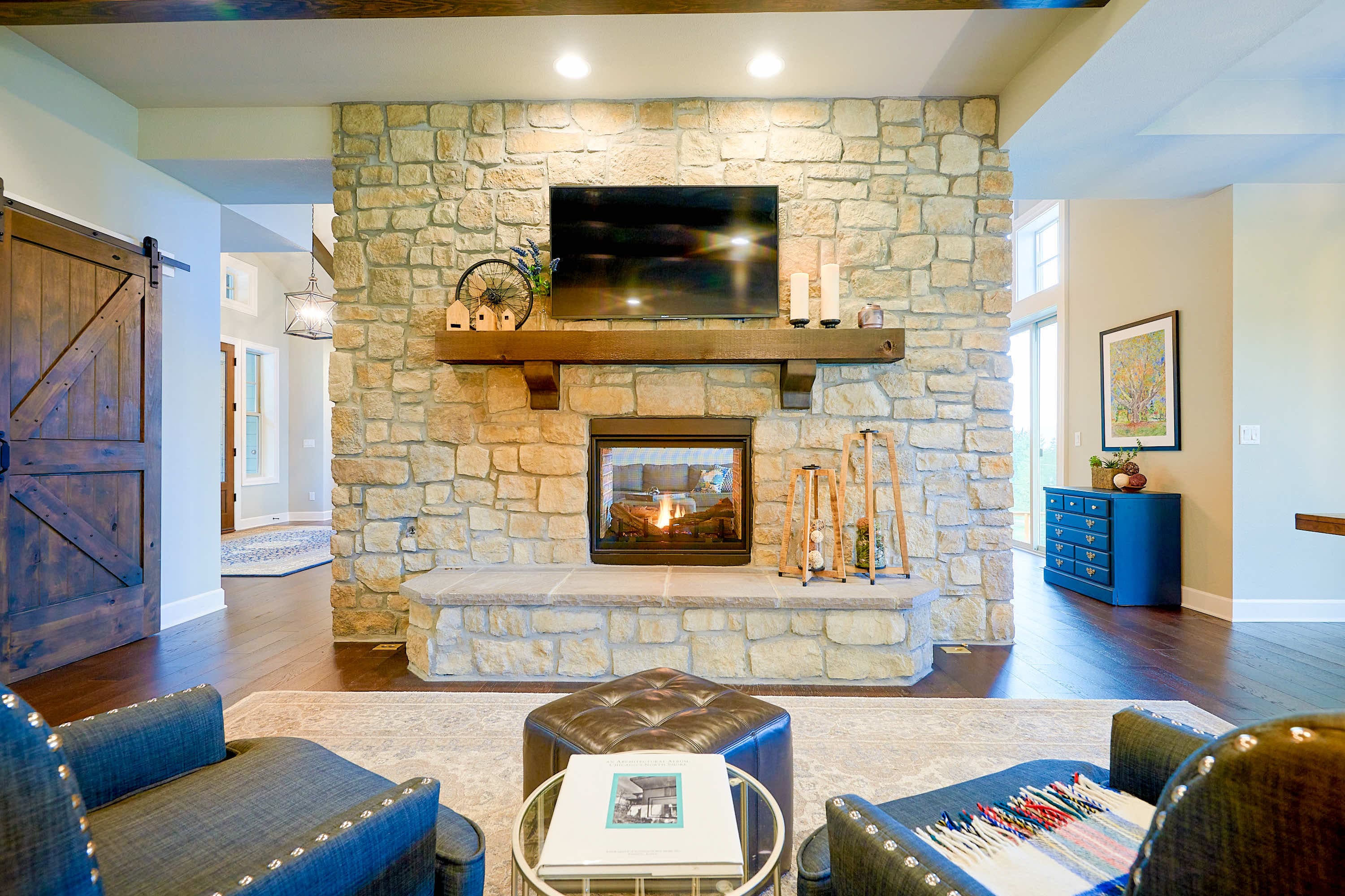 Interior detail of the Dundee Hills Estate custom home