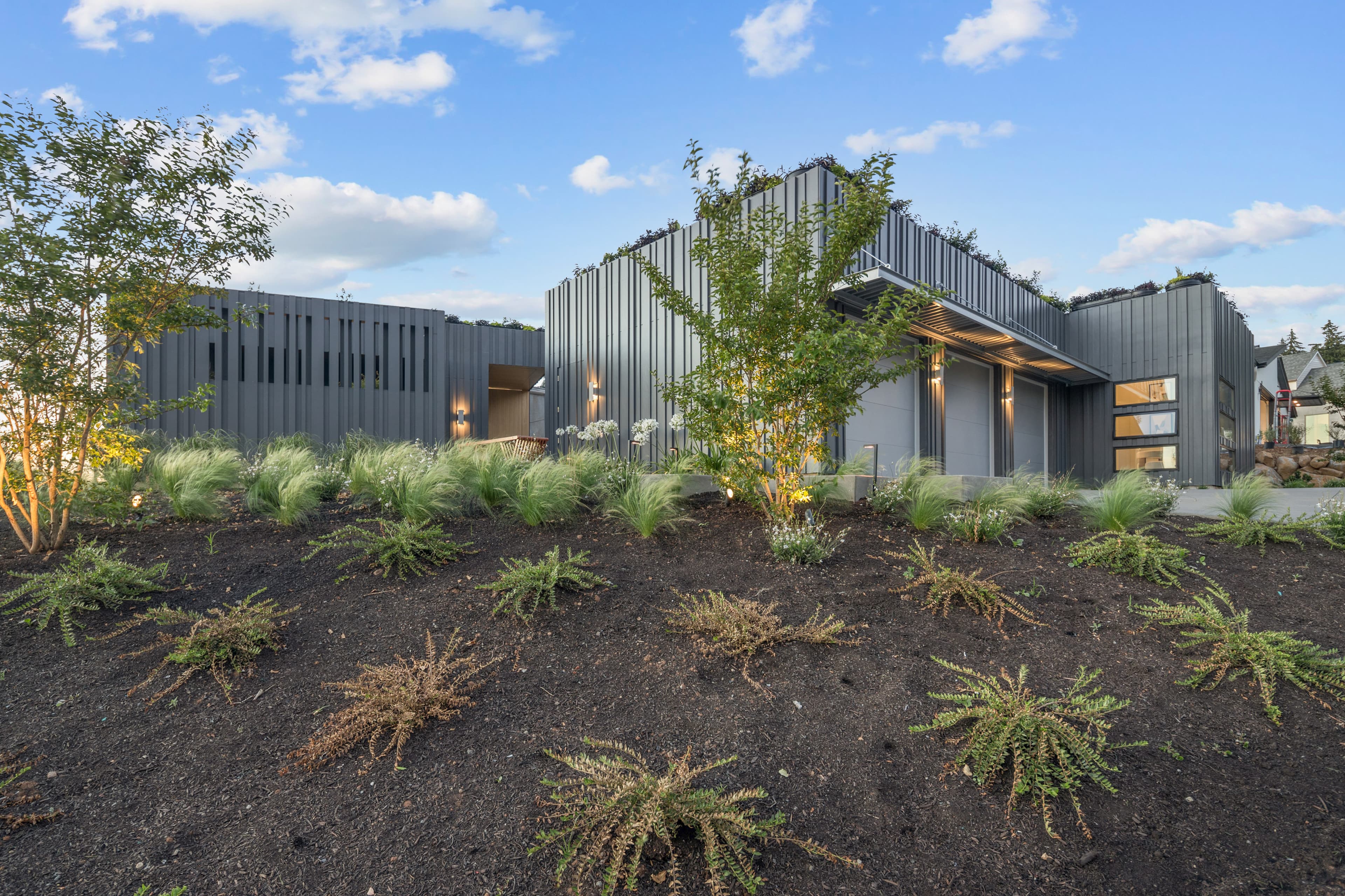 Fully custom Street of Dreams home exterior — the Couture design path