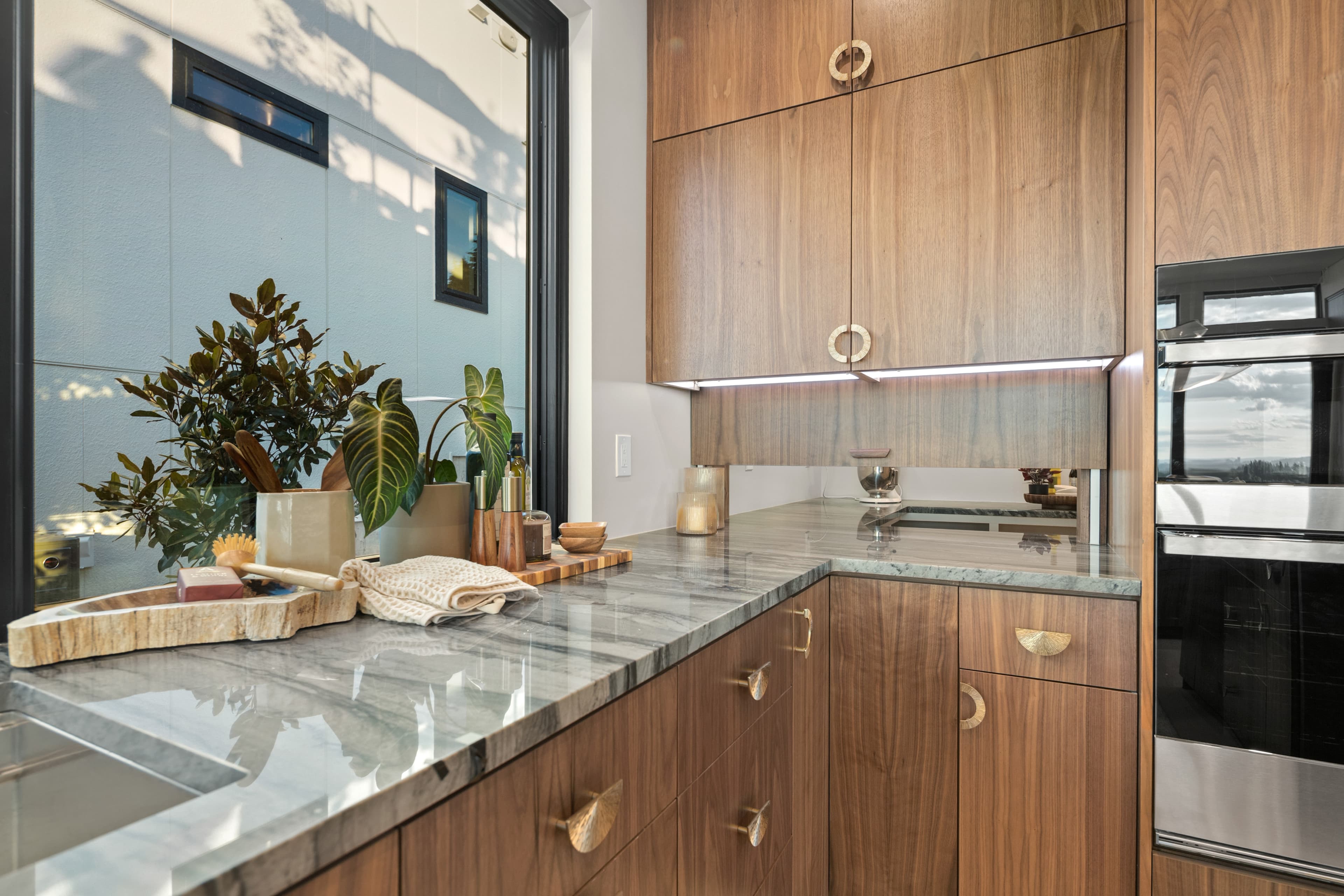 Detail your selections, materials, and finishes