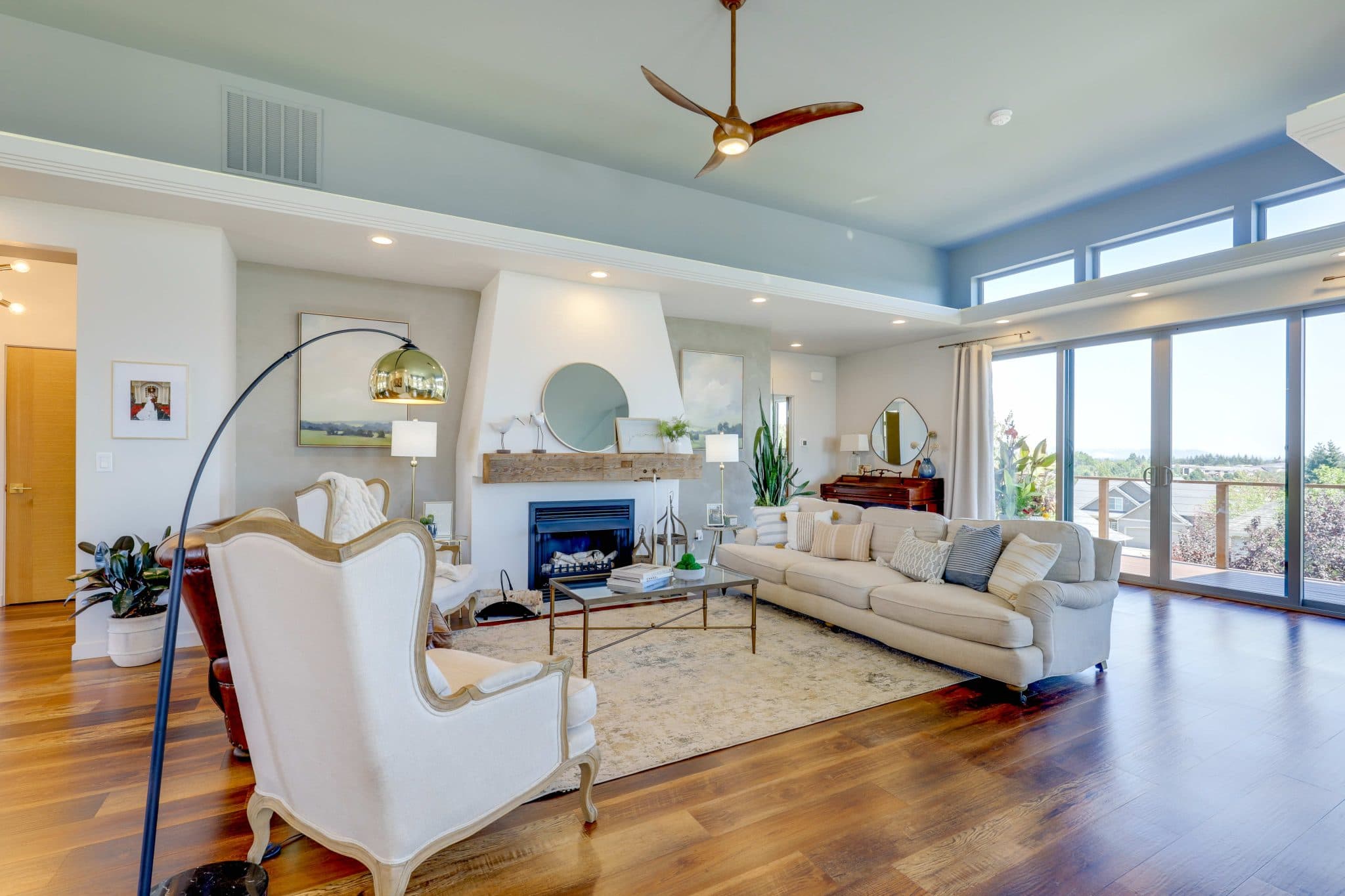 Open concept living room